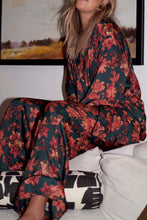 Carregar imagem no visualizador da galeria, Pijama vintage de gaze jacquard de algodão puro
